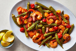 Image for Roasted Shrimp With Okra and Tomatoes