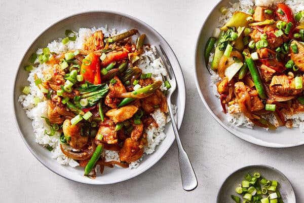 Tamarind Chicken Stir-Fry