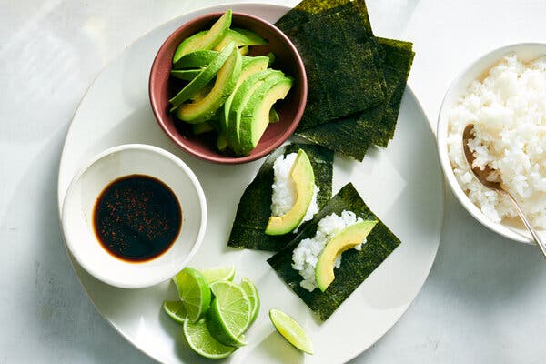 Avocado Hand Rolls