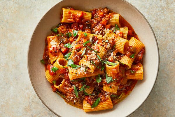 Eggplant Bolognese 