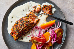 Image for Everything Salmon With Creamy Caper Sauce