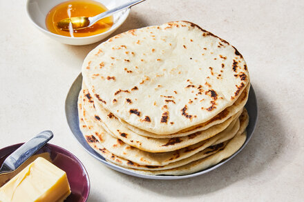 Image for Flour Tortillas With Honey and Butter