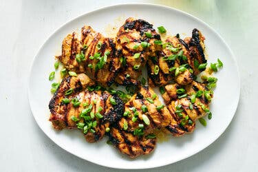 Hot-Mustard Grilled Chicken