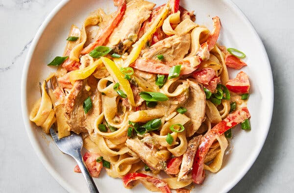 Creamy Cajun-Style Chicken Pasta