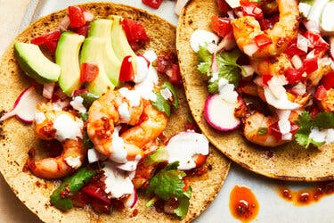 Garlicky Shrimp Tacos