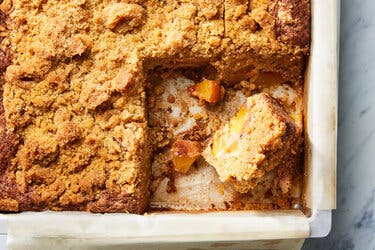 Brown Butter Peach Cake