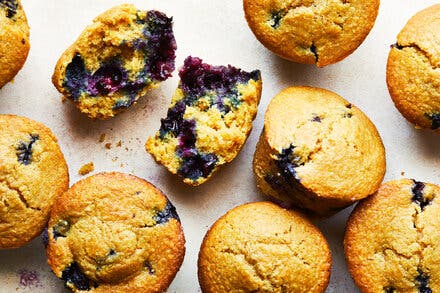 Blueberry Corn Muffins