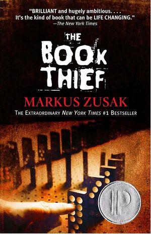 book cover for The Book Thief by Markus Zusak