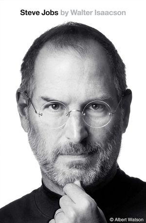 book cover for Steve Jobs by Walter Isaacson