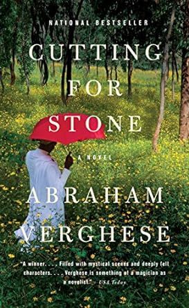 book cover for Cutting for Stone by Abraham Verghese