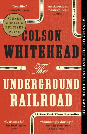 book cover for The Underground Railroad by Colson Whitehead