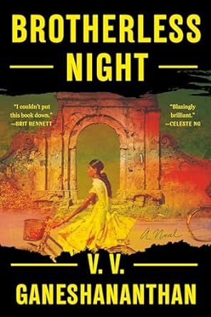 book cover for Brotherless Night by V. V. Ganeshananthan