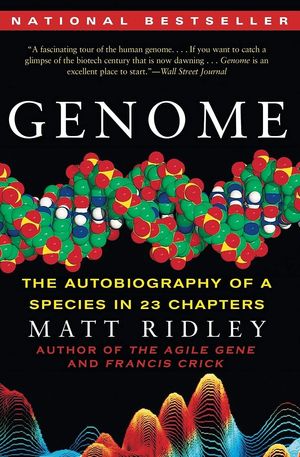 book cover for Genome by Matt Ridley