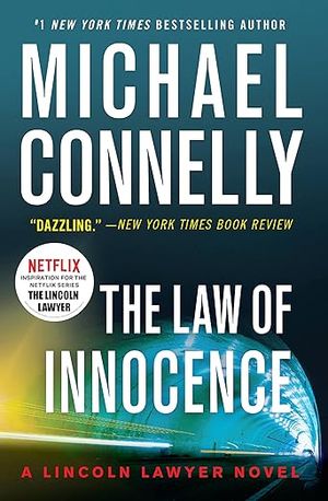 book cover for The Law of Innocence by Michael Connelly