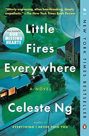 book cover for Little Fires Everywhere by Celeste Ng