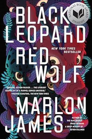 book cover for Black Leopard, Red Wolf by Marlon James