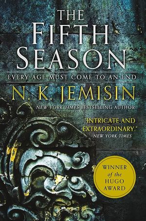 book cover for The Fifth Season by N.K. Jemisin