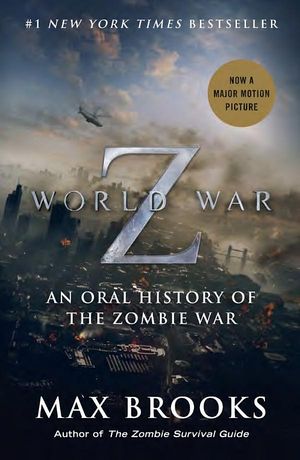 book cover for World War Z by Max Brooks