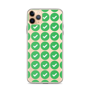 Action Check iPhone Case