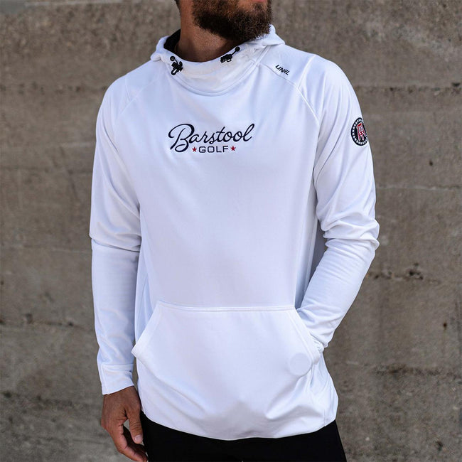 UNRL x Barstool Golf Crossover Hoodie II-Hoodies & Sweatshirts-Fore Play-White-S-Barstool Sports