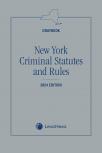 New York Criminal Statutes and Rules (Graybook) cover