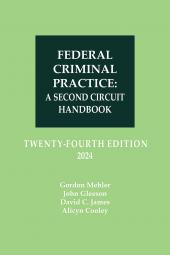 Federal Criminal Practice: A Second Circuit Handbook cover