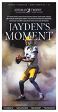 Jayden Daniels wins the Heisman Trophy - TWO POSTER SET - Commemorative Front Page Poster