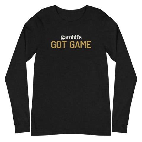 Gambit's Got Game - Unisex Long Sleeve Tee