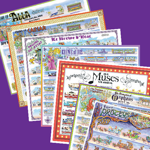 2019 Carnival Bulletin Set on Newsprint