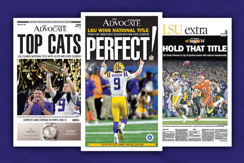 LSU Championship 3-Poster Set