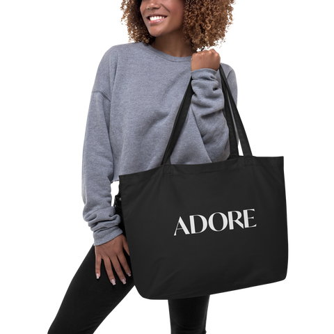 ADORE - Large organic tote bag