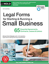 Legal Forms for Starting & Running a Small Business