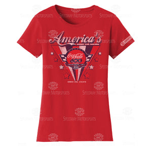 Coca-Cola 600 Ladies Event Tee Red