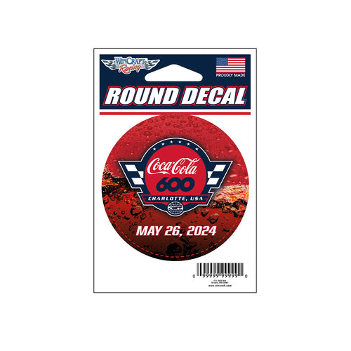 Coca-Cola 600 Event Decal