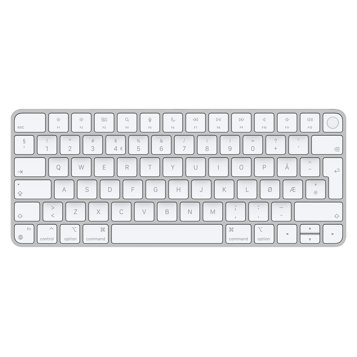 Med trådløst og oppladbart Magic Keyboard med Touch ID skriver du alltid komfortabelt og presist.
