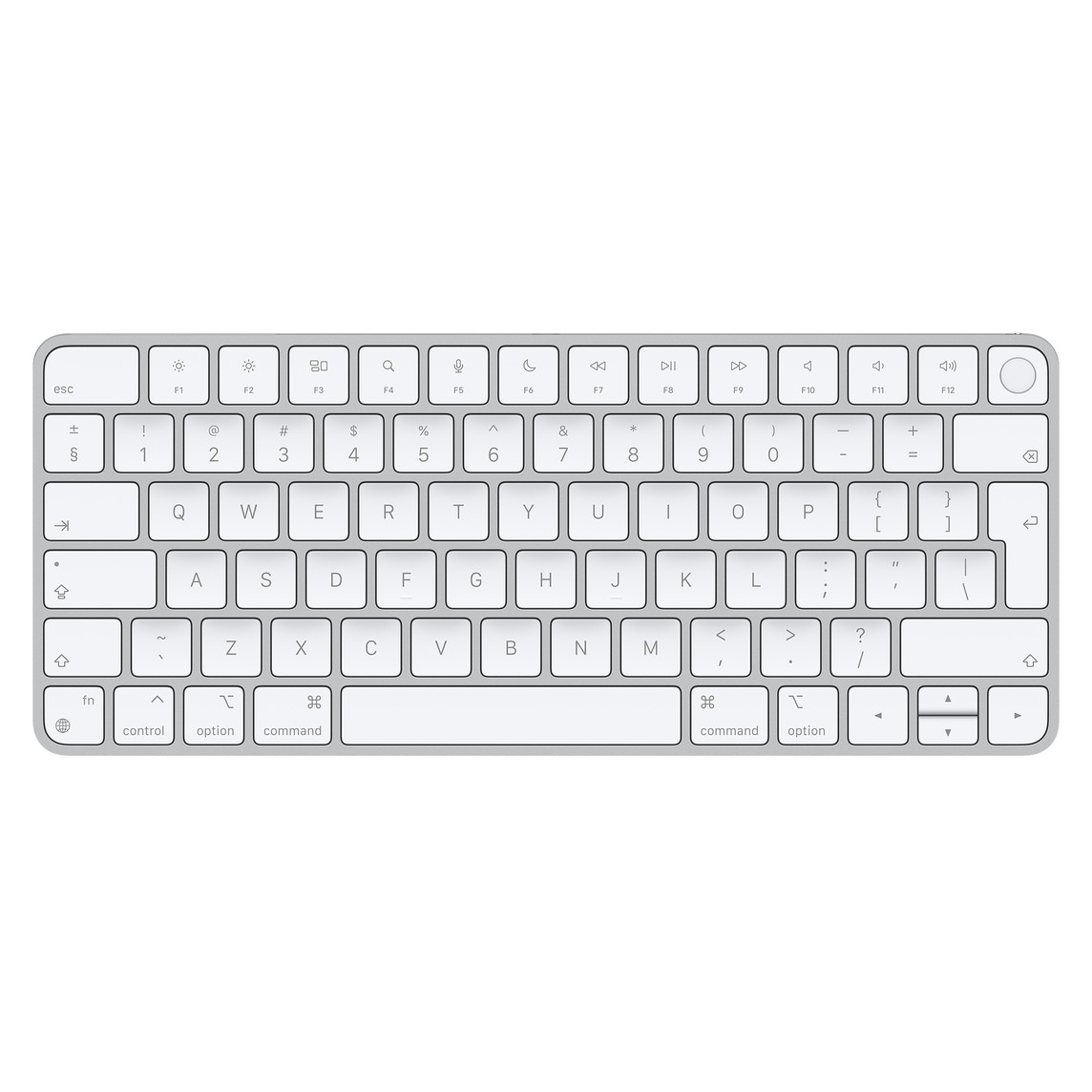 Klawiatura Magic Keyboard z Touch ID jest bezprzewodowa i można ją wielokrotnie ładować, a do tego pisze się na niej wyjątkowo wygodnie i precyzyjnie.