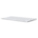 Front of Magic Keyboard, showing contoured edges and brushed aluminium finish.