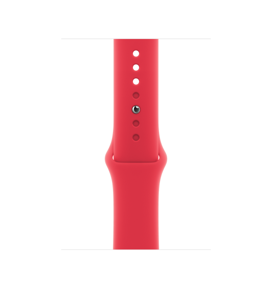 Sportband i PRODUCT(RED), slät fluorelastomer med stiftspänne