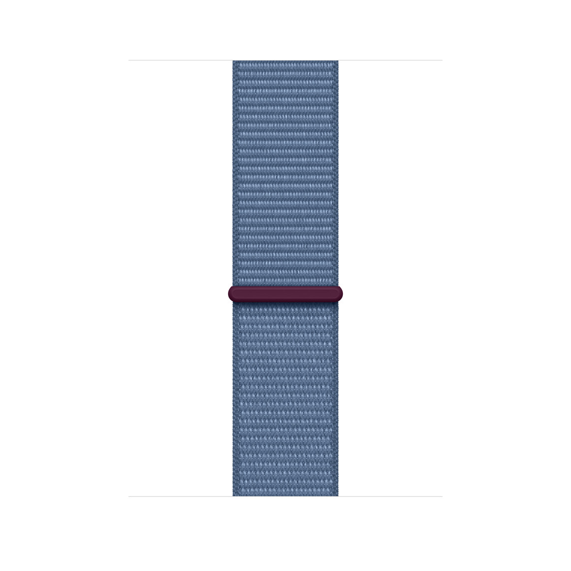 Sport Loop Armband Winterblau, hellblaues gewebtes Nylon mit Klettverschluss