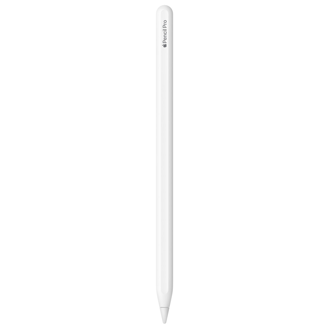 Apple Pencil Pro, blanc, avec gravure Apple Pencil Pro dont le mot Apple est représenté par le logo Apple