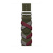 Kaki (greenish brown) Bridon Single Tour strap, supple leather with black stainless steel buckle.