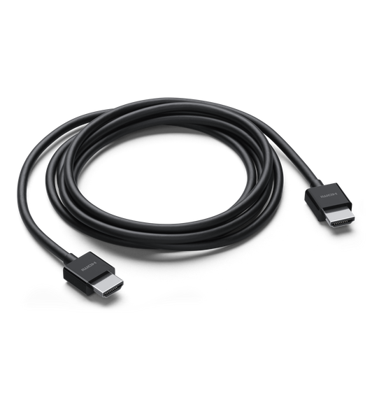 The Belkin UltraHD High Speed 4K HDMI Cable is 4 metres long to provide an easy connection between your Apple TV 4K and your TV.