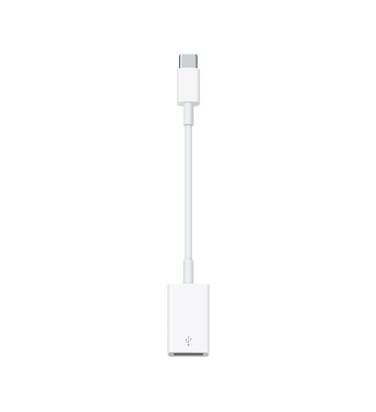 The USB-C to USB Adapter lets you connect iOS devices and standard USB accessories to a USB-C or Thunderbolt 3 (USB-C) enabled Mac.