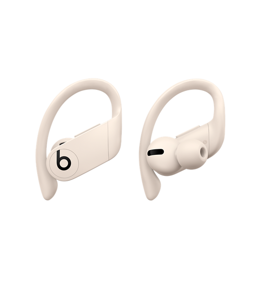 Tai Nghe Không Dây Đích Thực Powerbeats Pro, màu Trắng Ngà, có móc tai có thể điều chỉnh, vừa vặn ôm khít. Với nhiều kích cỡ nút tai, bạn có thể lựa chọn một loại mang lại cảm giác thoải mái cho mình.