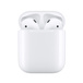 Front view of AirPods (2nd generation) in an open Charging Case. 