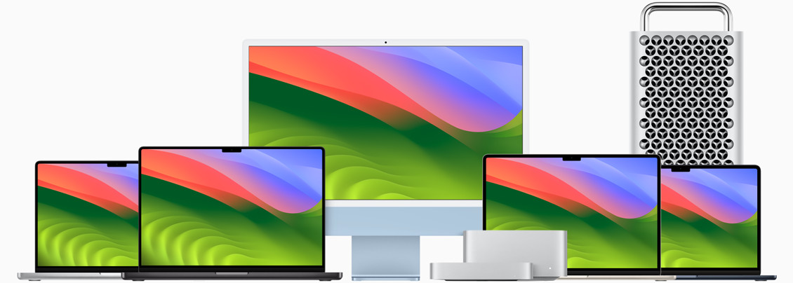 Mac models, 14-inch MacBook Pro, 16-inch MacBook Pro, iMac, Mac mini, Mac Studio, 15-inch MacBook Air, 13-inch MacBook Air, Mac Pro