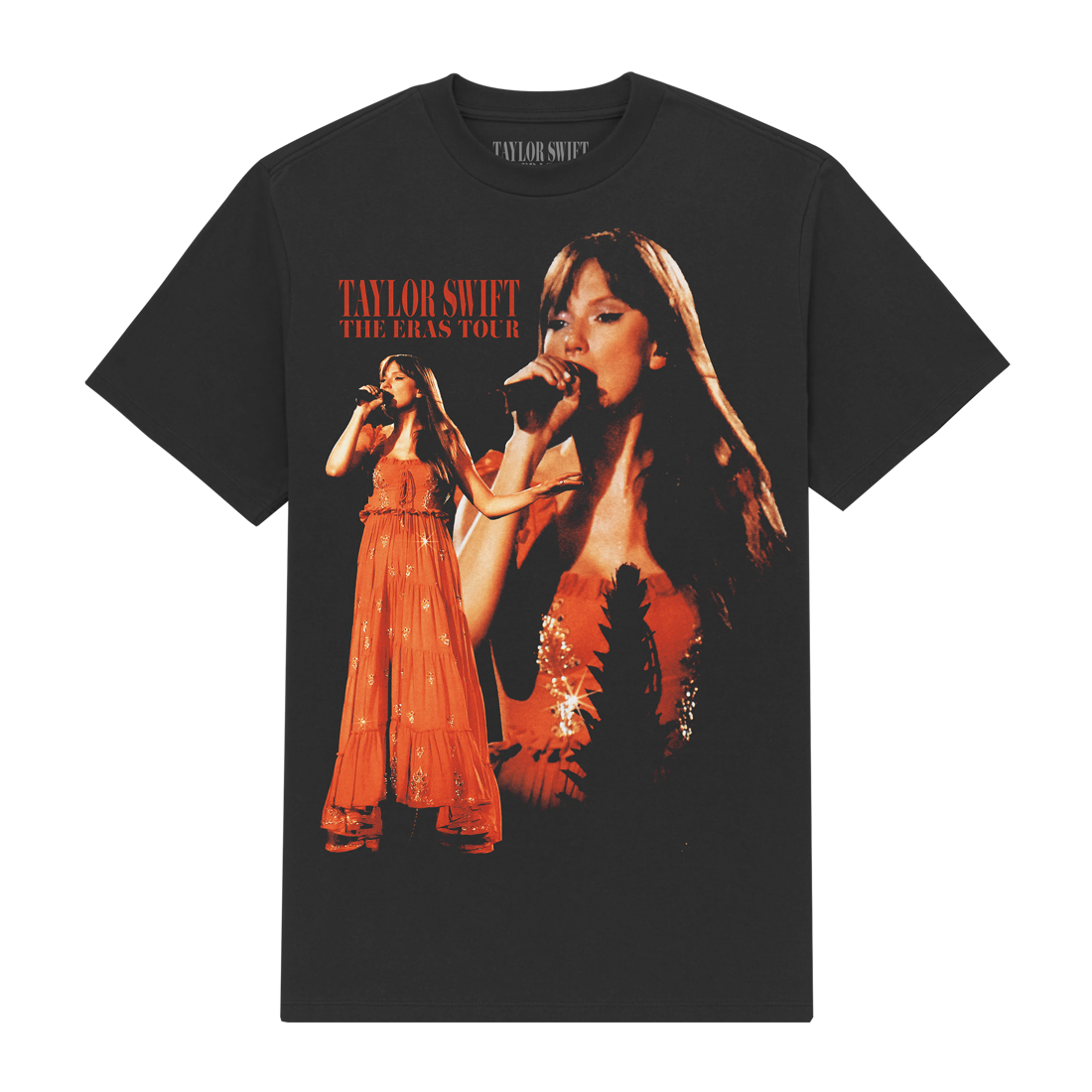 Taylor Swift | The Eras Tour Photo Black T-Shirt Front