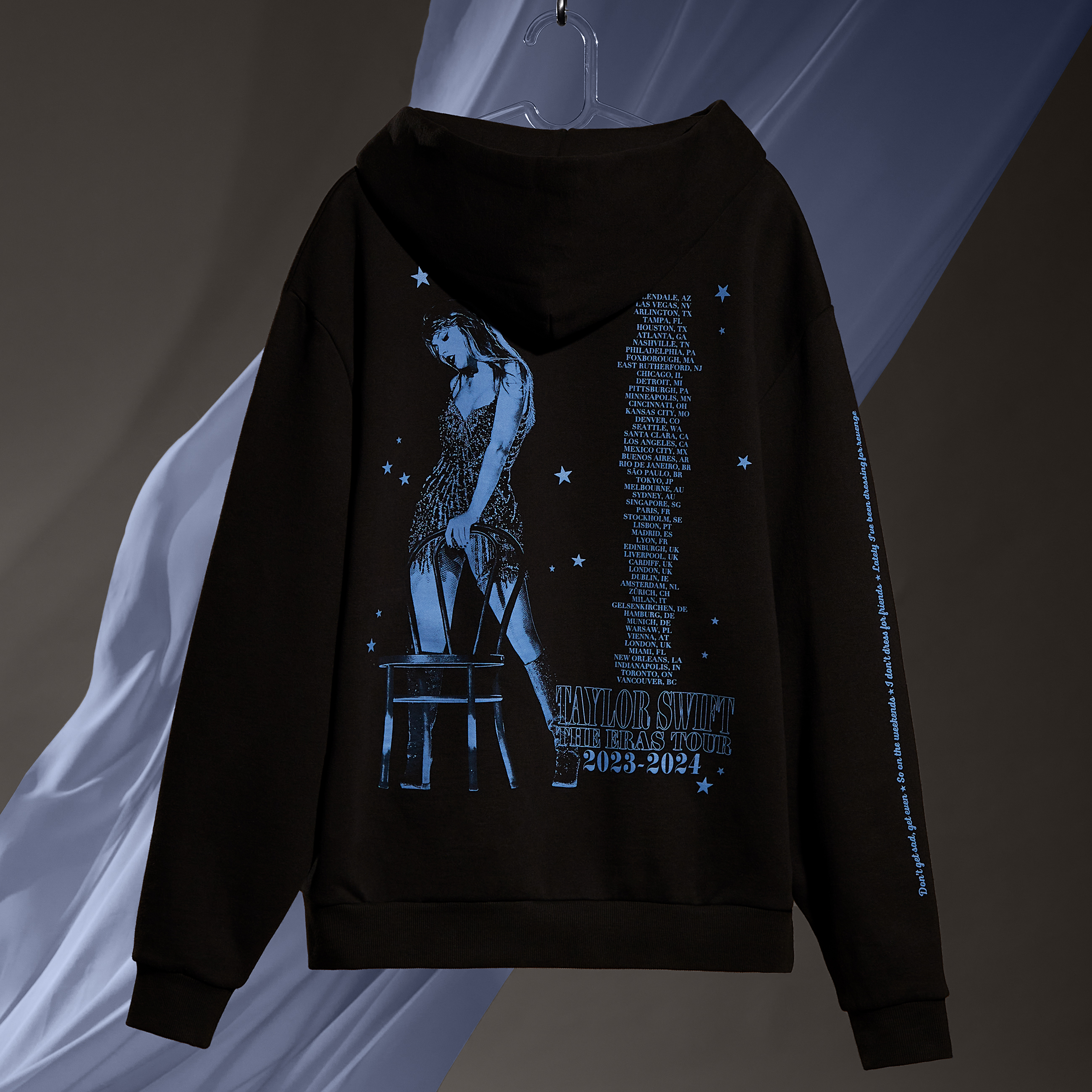 Taylor Swift | The Eras Tour Vigilante Live Photo Hoodie Editorial Back