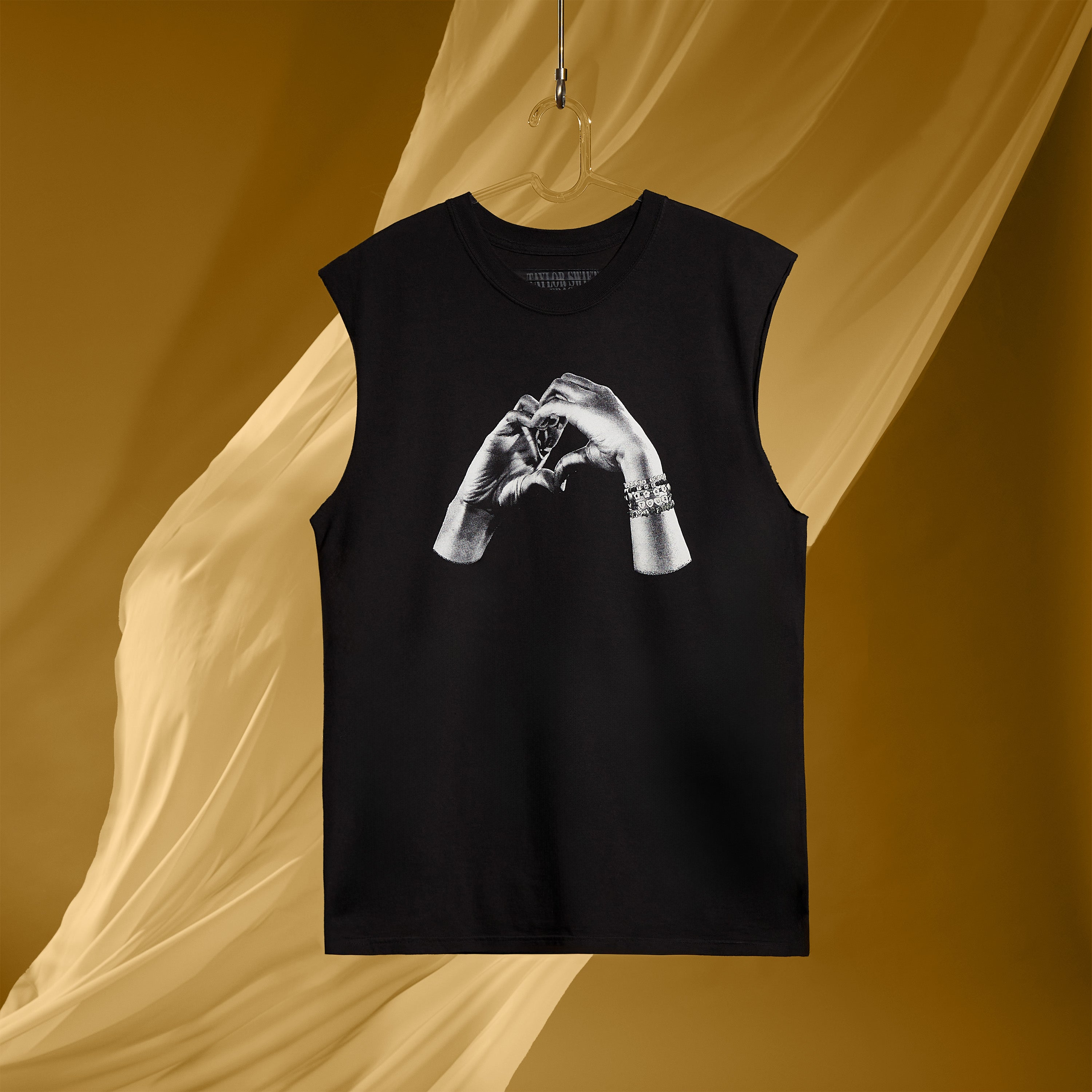 Taylor Swift | The Eras Tour Heart Hands Muscle Oversized Tank Editorial Front