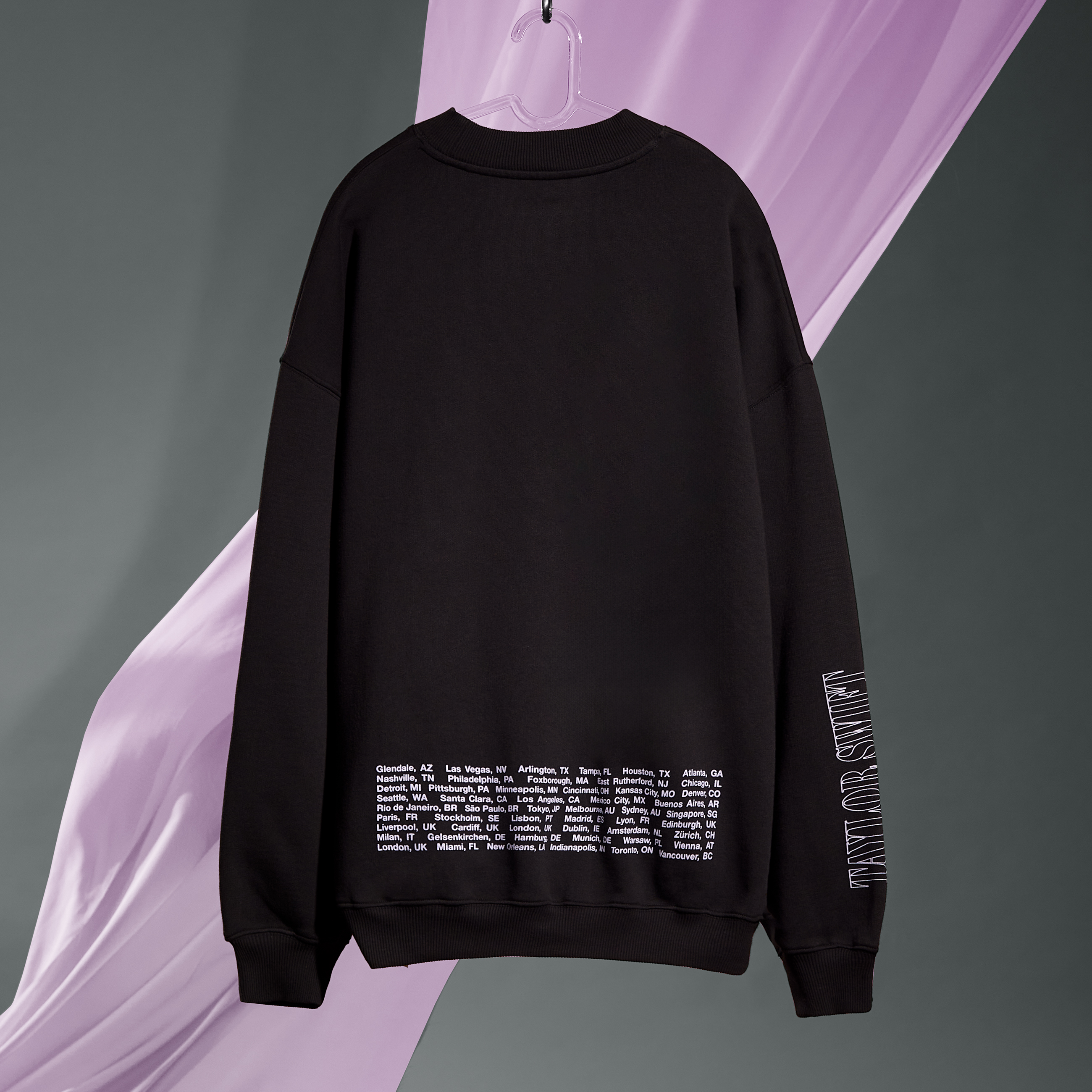 Taylor Swift | The Eras Tour Enchanted Live Photo Oversized Crewneck Editorial Back